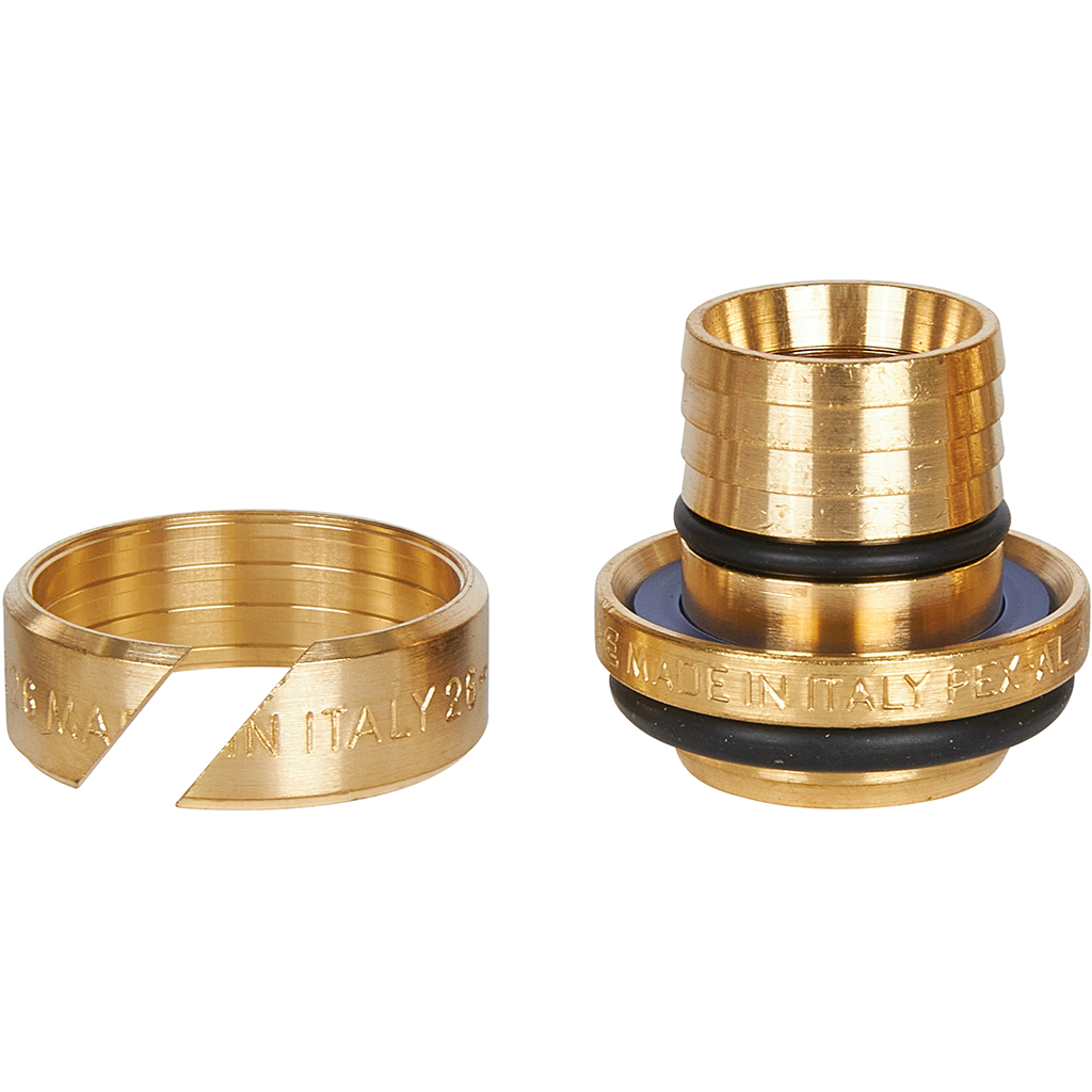 Муфта STOUT соединительная 26х26 для металлопластиковых труб винтовой, SFS-0005-000026