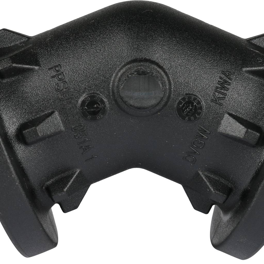 Угольник РЕХАУ RAUTITAN 45°, 32 PX для труб из сшитого полиэтилена аксиальный, 11600541001