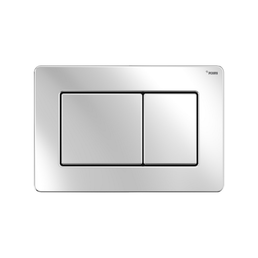 Панель смыва РЕХАУ NOVA QUAD STEEL с прямоугольными клавишами, нержавеющая сталь, цвет нержавеющая сталь, глянцевый, 19102711001
