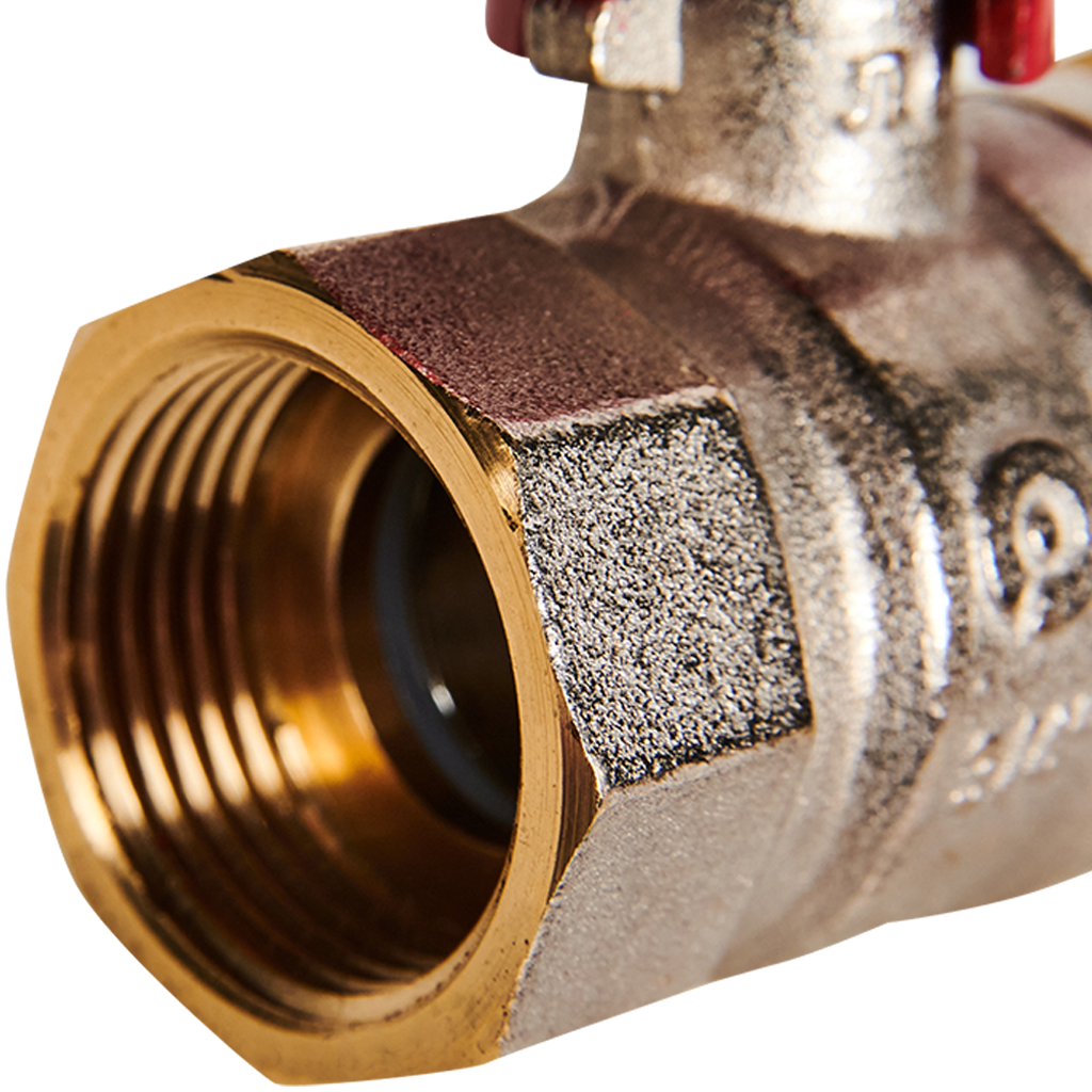 Кран шаровой с американкой ROMMER ВР/НР, ручка бабочка 3/4