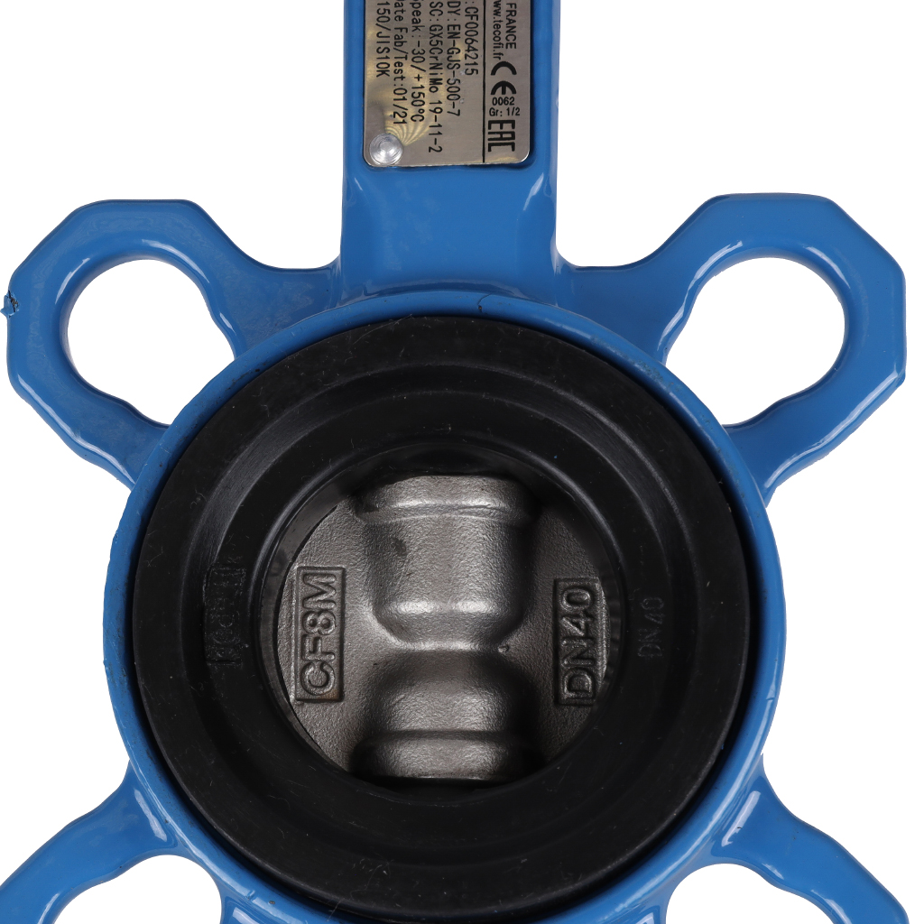 Затвор поворотно-дисковый Tecofi VPI4449 DN 40 PN 16 EP из чугуна д/нерж