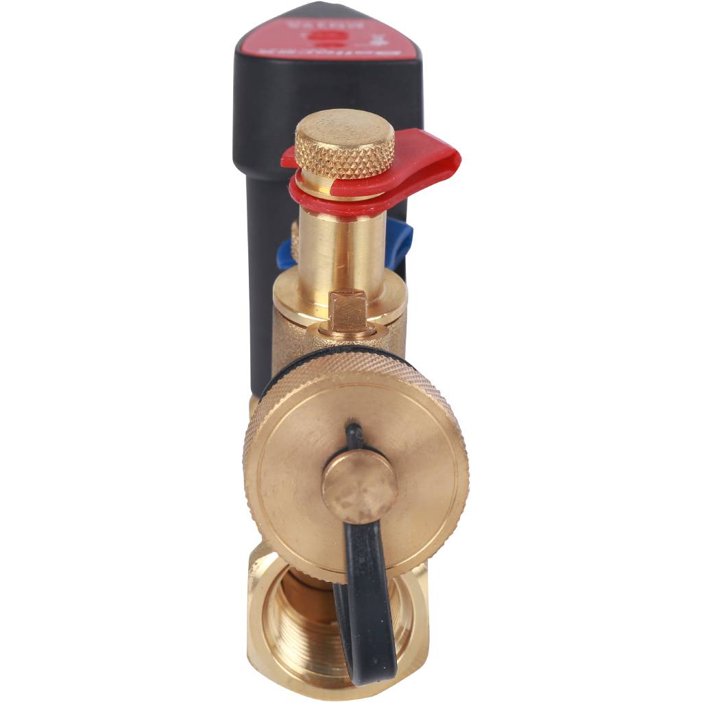 Клапан балансировочный БРОЕН Venturi FODRV DN 015 PN 25 ручной резьбовой с дренажем, 588210