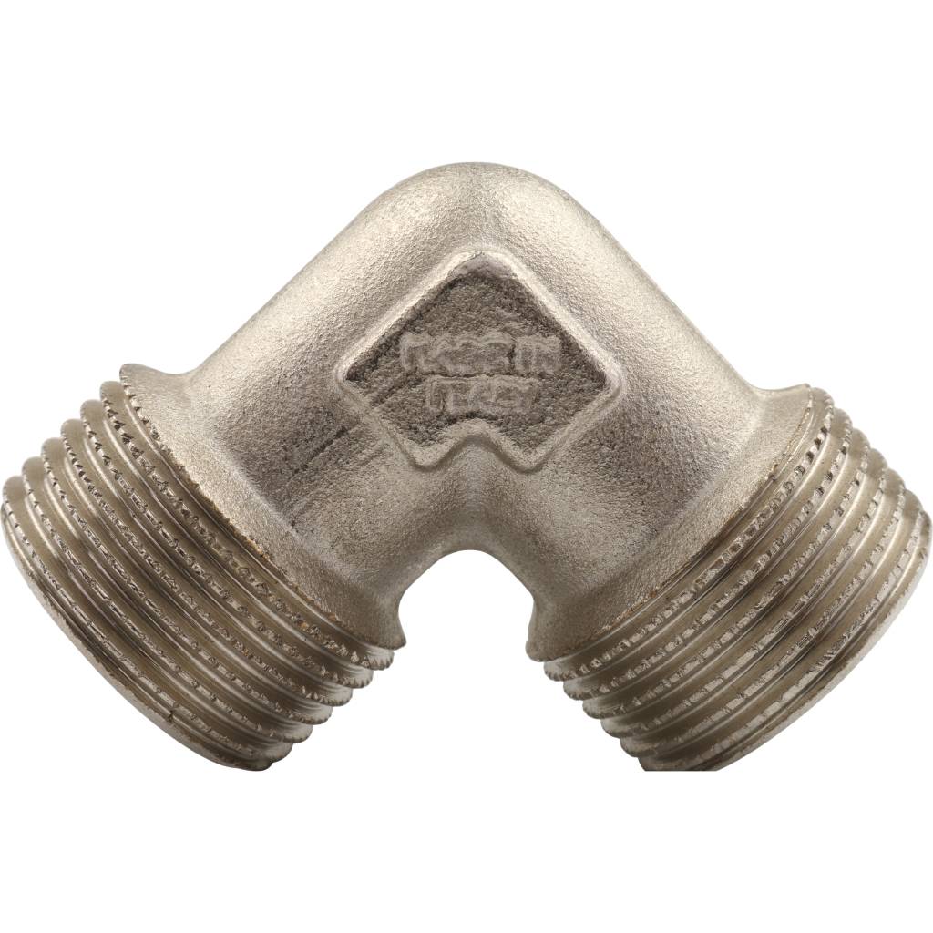 Угольник TIEMME НН никелированный 3/4х3/4 для стальных труб резьбовой, 1500372