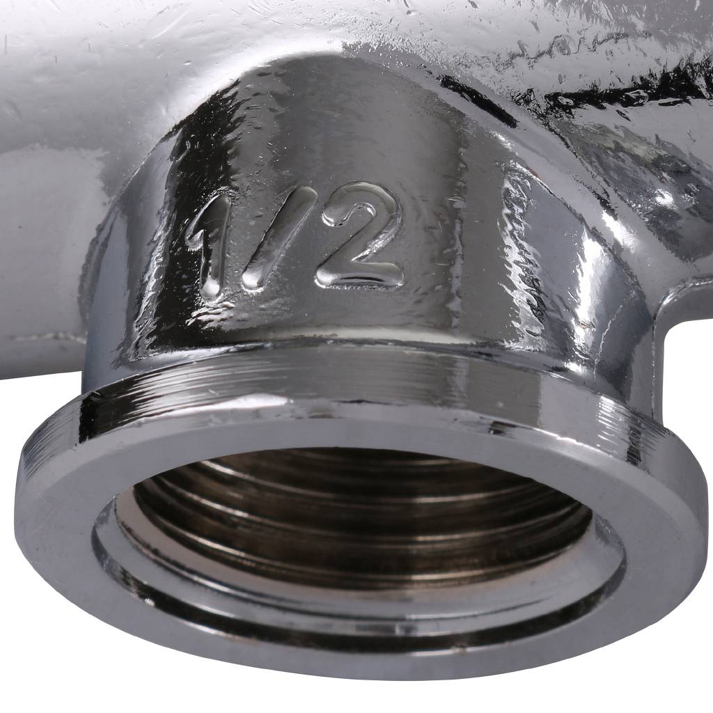 Тройник TIEMME 3/4х1/2х3/4 ВР хром, 1500596