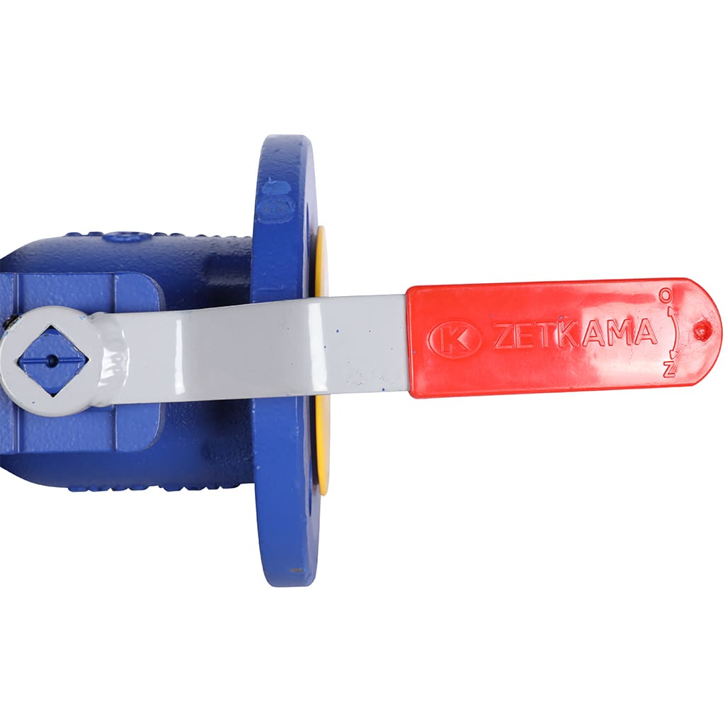 Кран шаровой ZETKAMA 565A Ду40 Ру16 фланцевый, 565A040C09