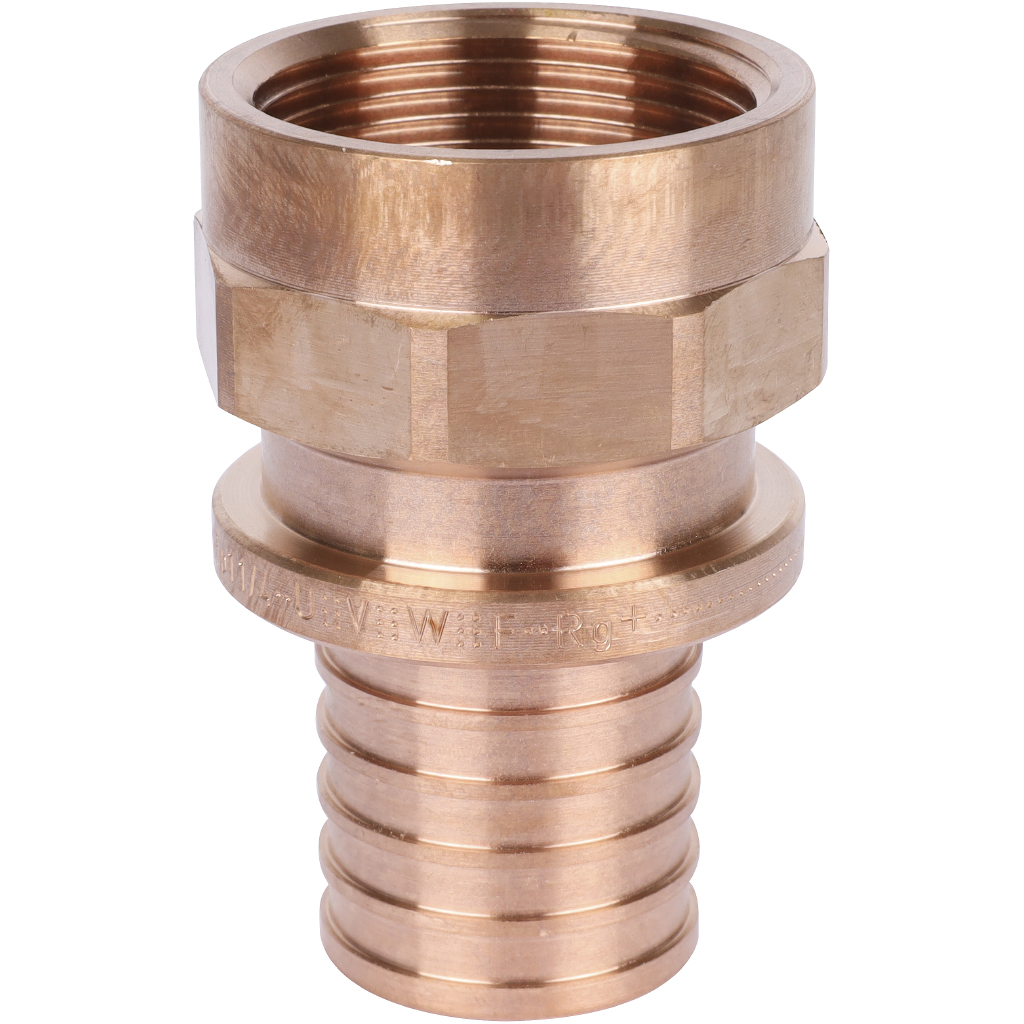 *Переходник РЕХАУ RAUTITAN с внутренней резьбой 40-Rр 1 1/4 RX+ для труб из сшитого полиэтилена аксиальный, 14563341001