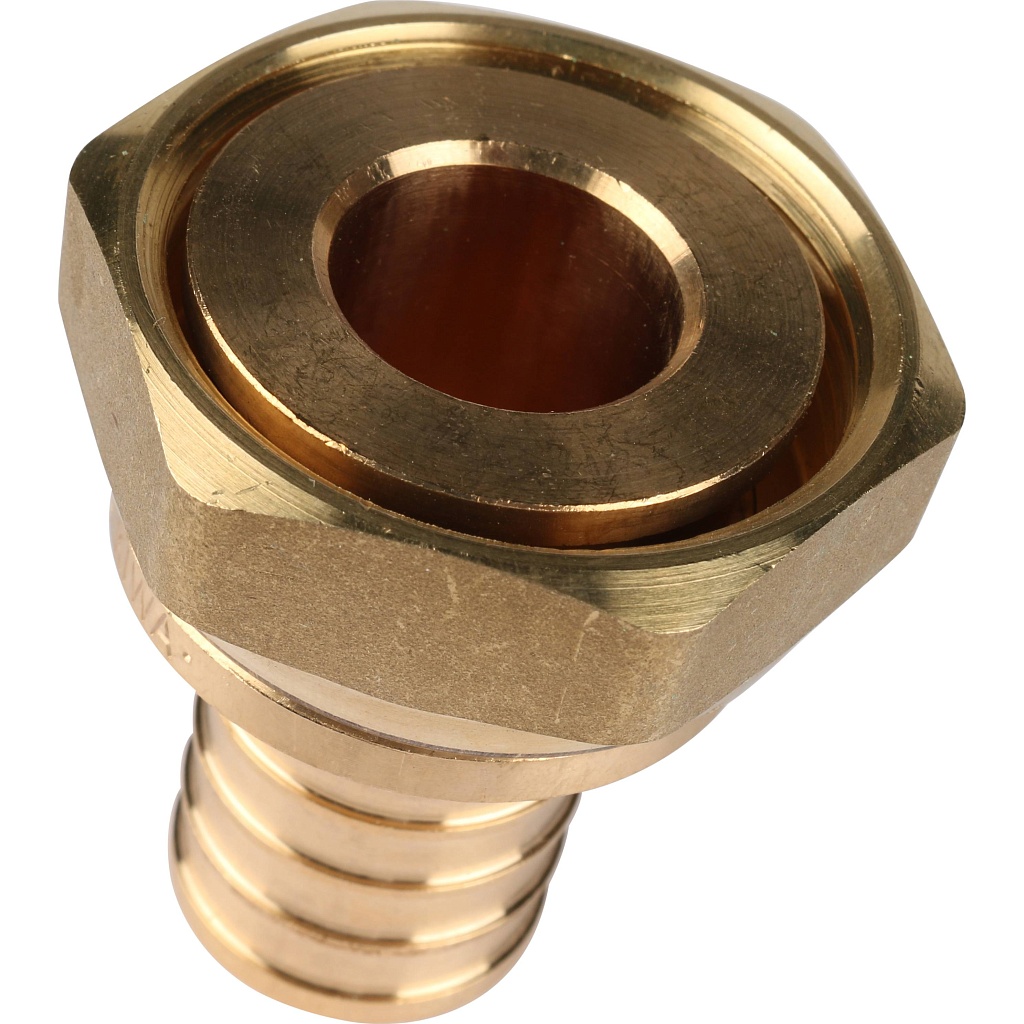 Переходник РЕХАУ RAUTITAN с накидной гайкой 32-G 1 1/4 RX для труб из сшитого полиэтилена аксиальный, 14563421001