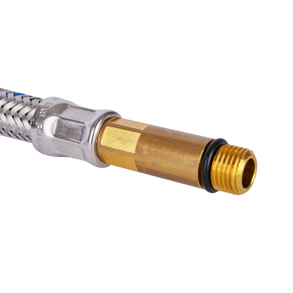 Гибкая подводка для воды STOUT M 10 (35мм) х ВР 3/8, длина 800 мм, SHF-0038-351015