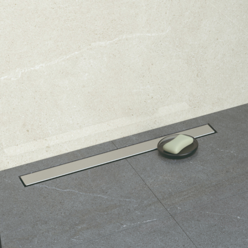 Душевой лоток BETTOSERB BETTO DRAIN Frameless Line 850 Хром матовый/полая под плитку, без рамки