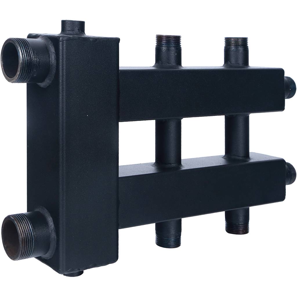 Коллектор (дублер компакт) ROMMER с гидроразделителем на 1+1+1 контура RDG-0018-024013