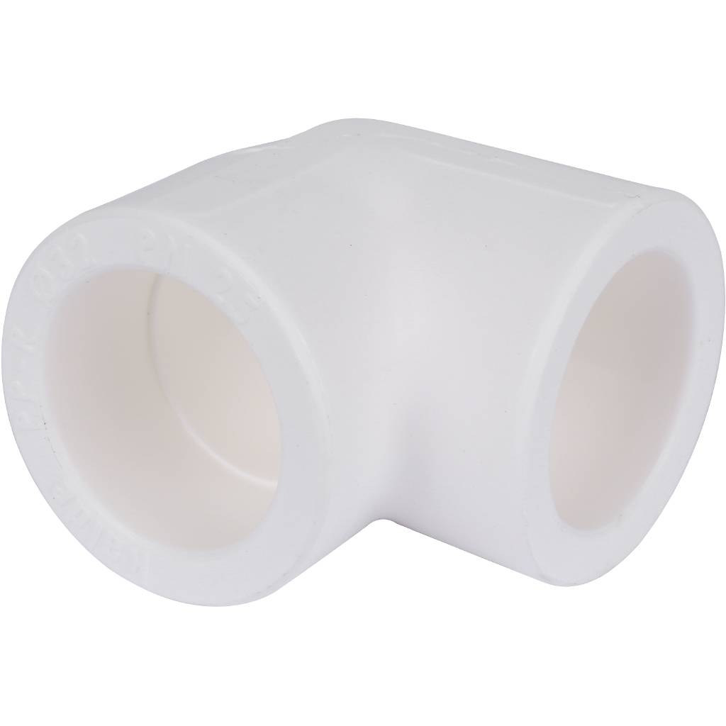 Угольник Kalde d=32 90* для полипропиленовых труб под сварку (цвет белый), R.3212-elb-320000