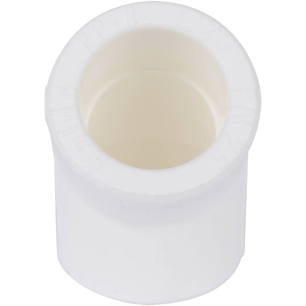 Угольник Kalde d=20 45* для полипропиленовых труб под сварку (цвет белый), R.3212-elb-200045