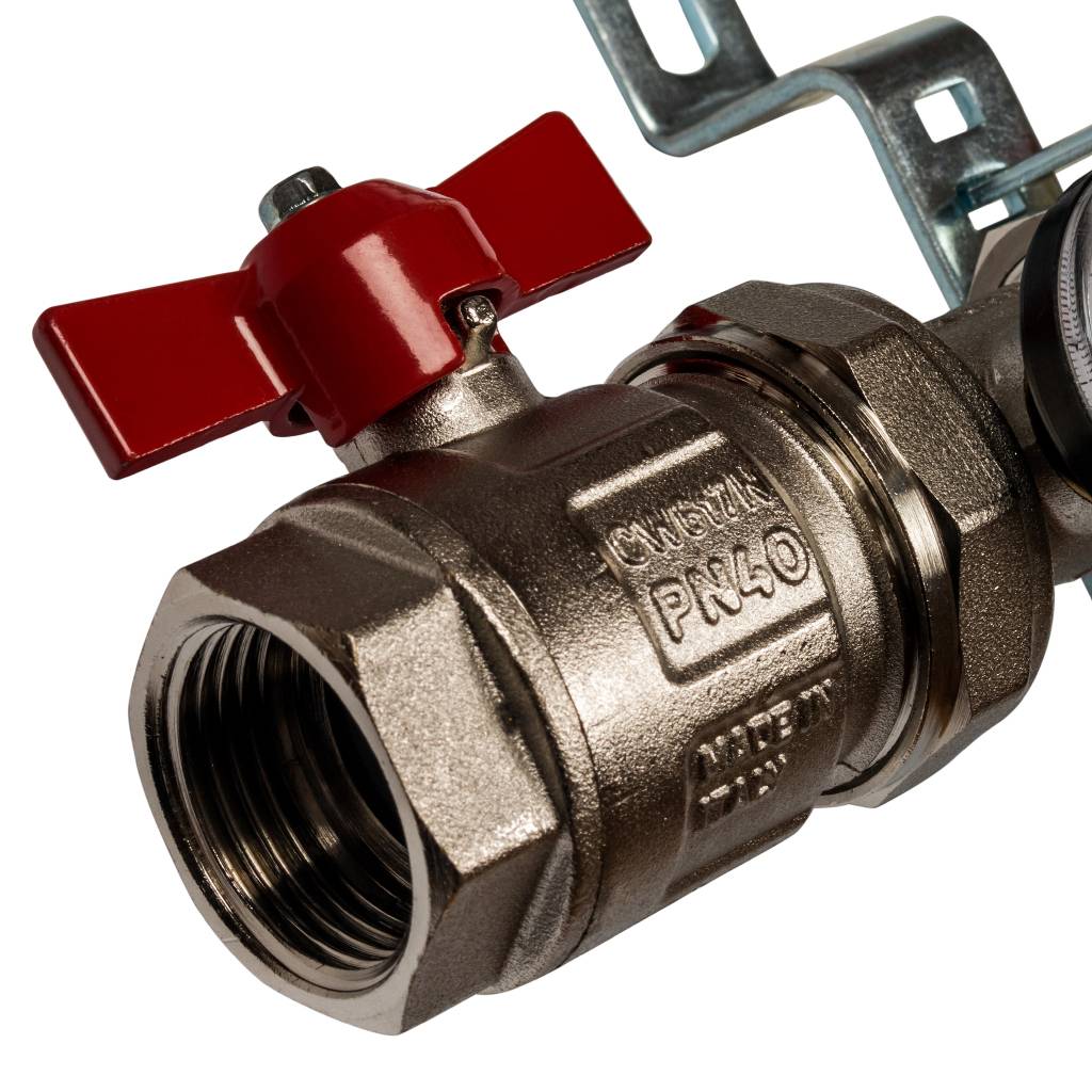 Коллектор из нержавеющей стали в сборе без расходомеров STOUT 6 выходов, SMS 0912 000006