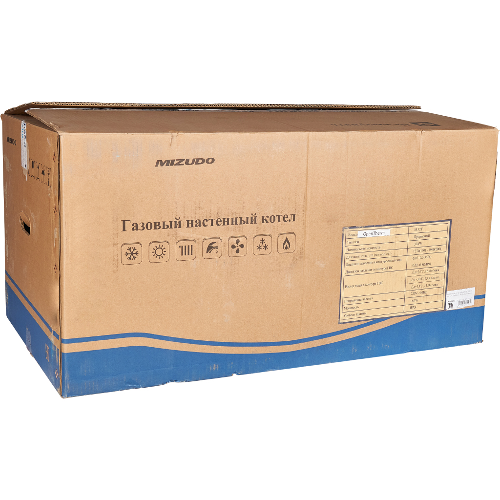 Газовый котел MIZUDO MAESTRO LUX M32Т (32 кВт, 2 Т/O) OPT, CB.002.0206.001