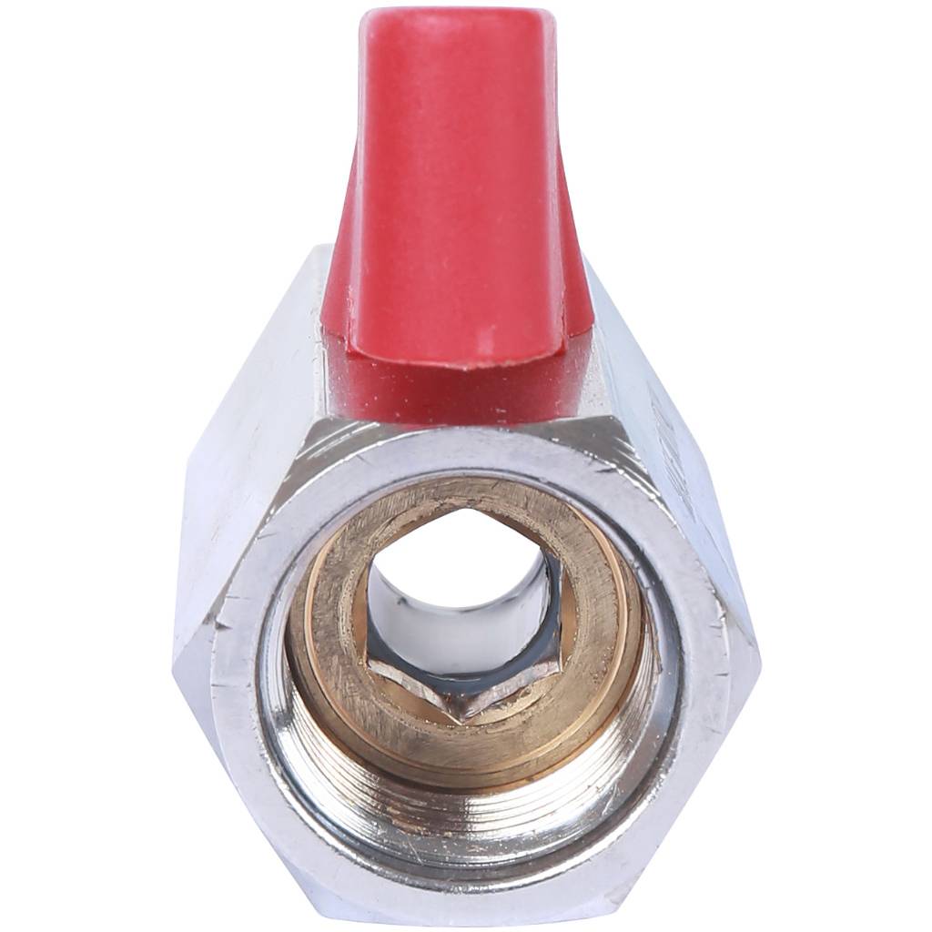 Кран шаровой мини STOUT 3/8 муфтовый, SVB-0021-000010