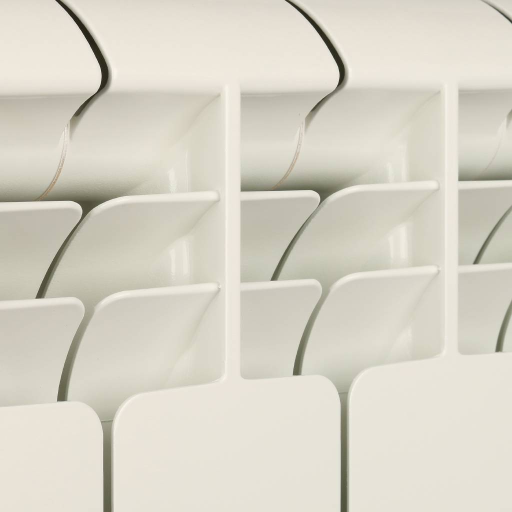 Радиатор алюминиевый Global ISEO 350 10 секций боковое подключение (белый RAL 9010), IS035010