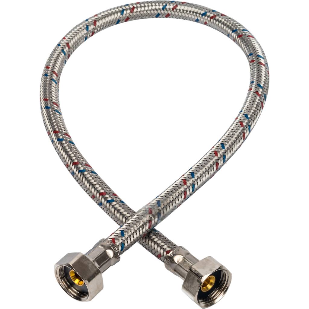 Гибкая подводка для воды STOUT ВР 1/2 х ВР 1/2, длина 600 мм, SHF-0117-081515