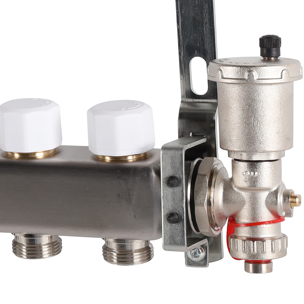 Коллектор из нержавеющей стали в сборе с расходомерами ROMMER 7 выходов, RMS-1210-000007