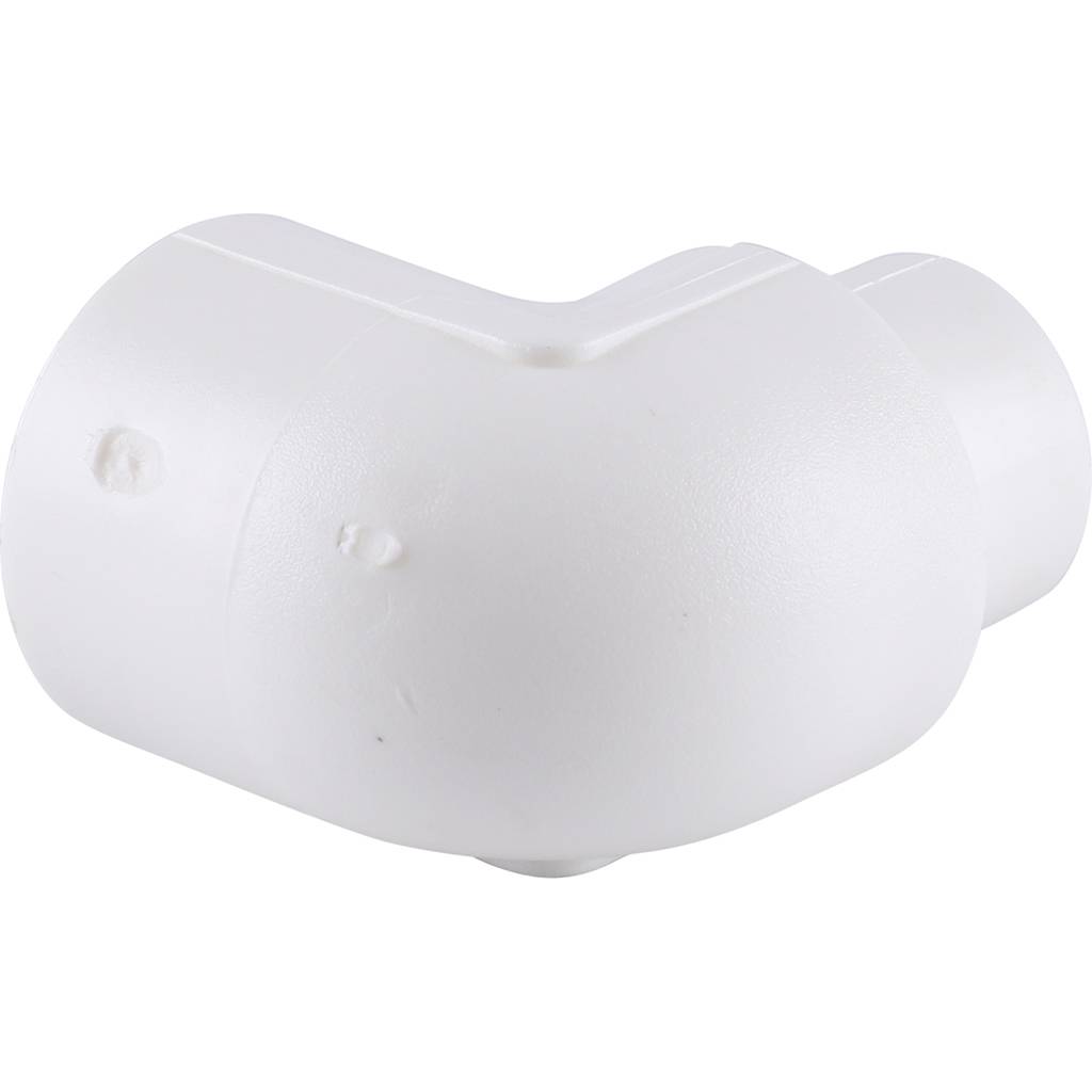 Угольник 90* Kalde d=25 вн\нар (цвет белый)