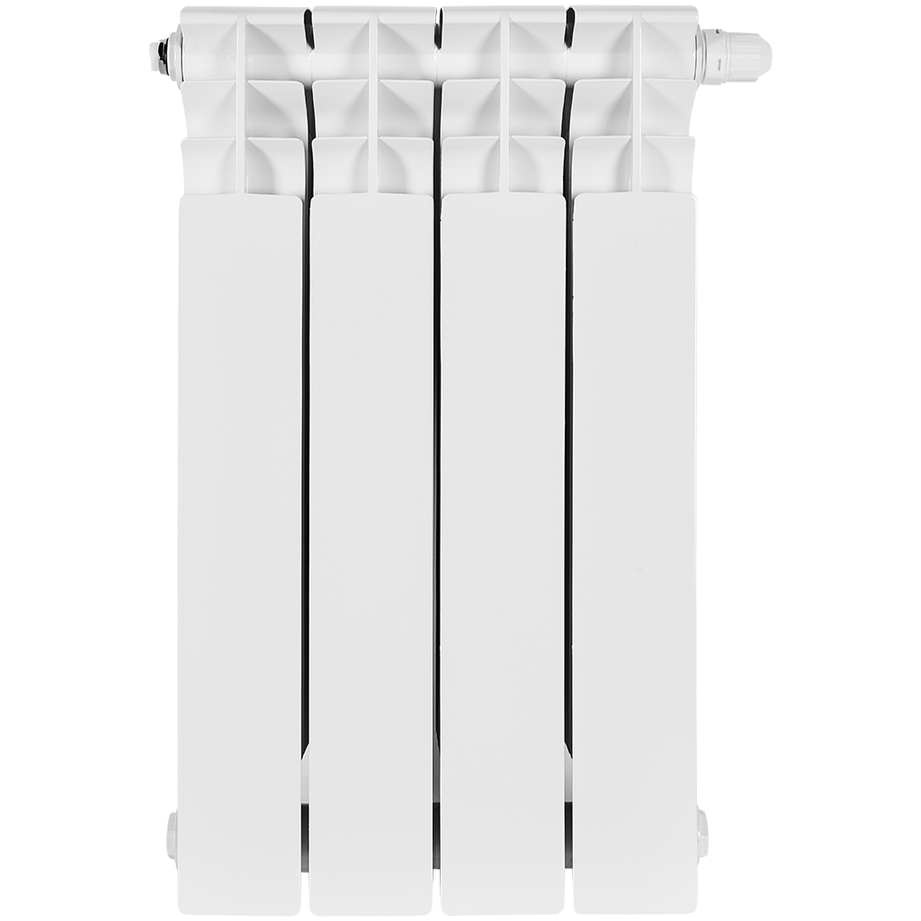 Радиатор биметаллический STOUT TITAN VENTIL 500 4 секции нижнее правое подключение, SRB-3320-050004