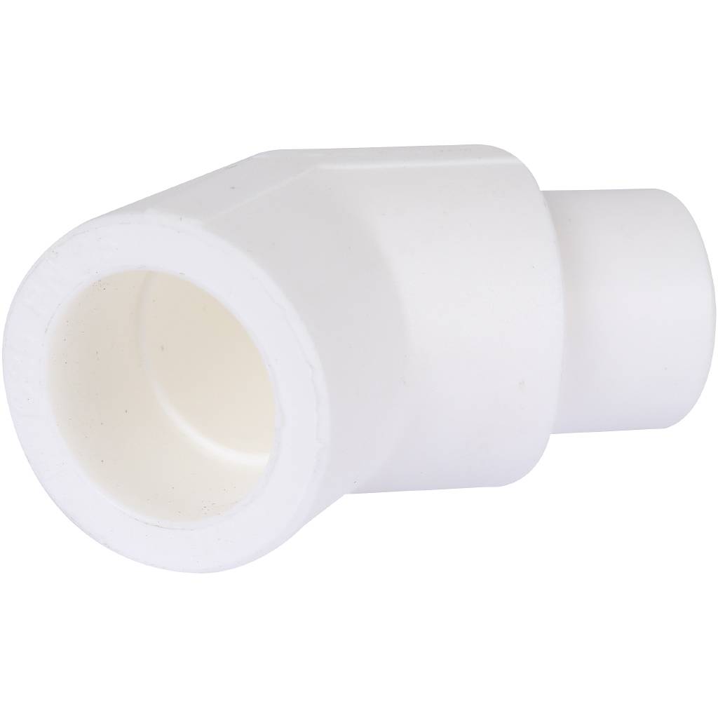 Угольник 45* Kalde d=25 вн\нар (цвет белый), 3212-elt-250045