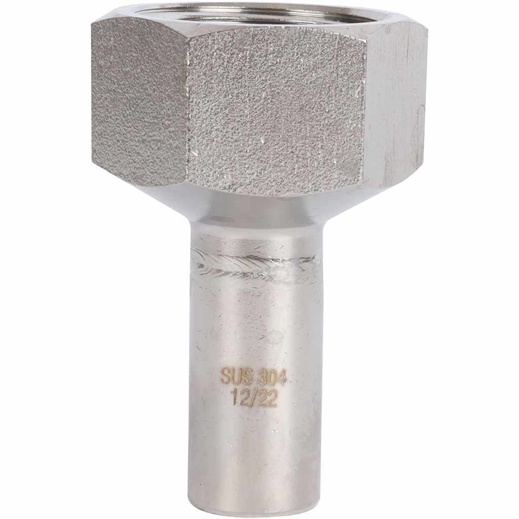 Вставка ROMMER переходная НПр-ВР, 18х1, из нержавеющей стали прессовой, RSS-1023-000181