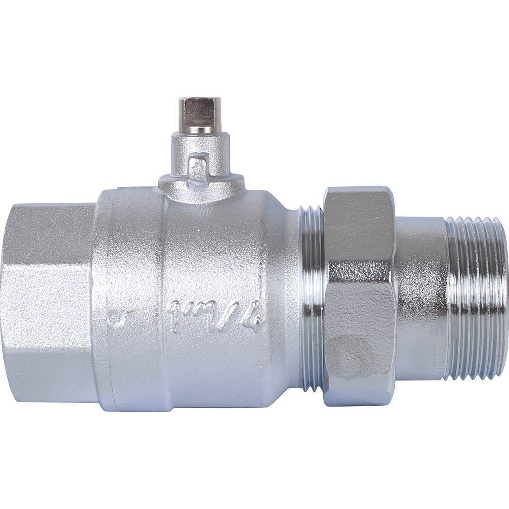 Шаровой 2-ходовой зональный клапан STOUT НВ 1 1/4*1 1/4