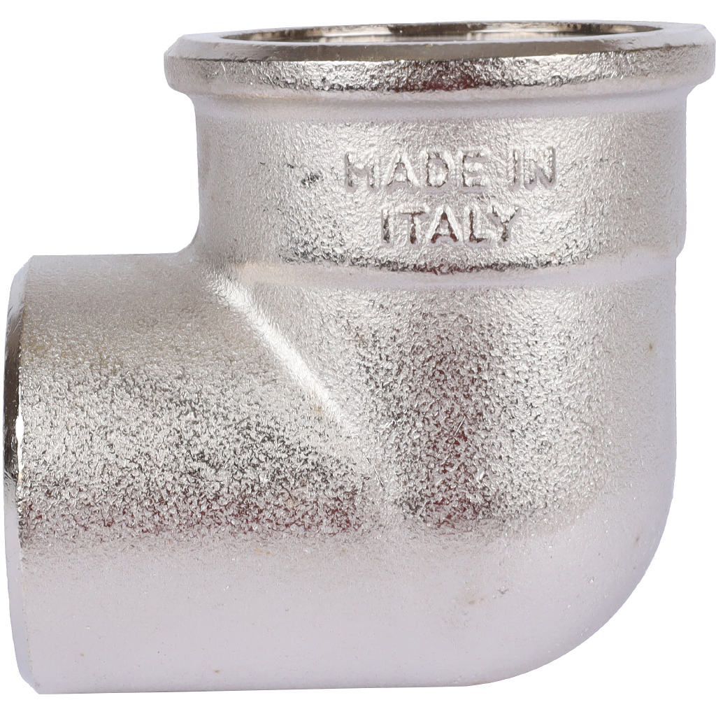 Угольник TIEMME ВВ никелированный 1 1/4х1 для стальных труб резьбовой, 1500464