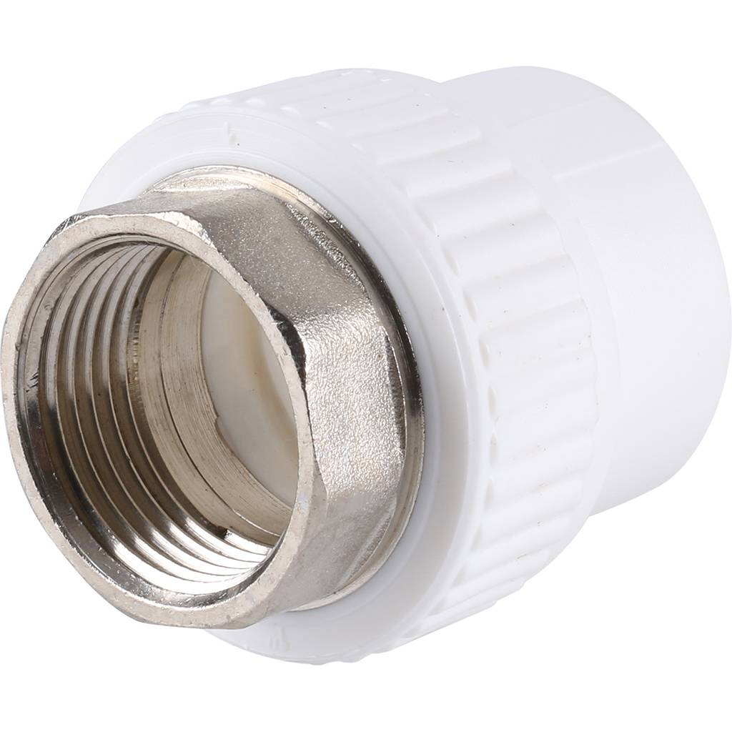 Муфта комбинированная Kalde под шестигранник (внутр. резьба, 32x1 ) для полипропиленовых труб под сварку, 3222-nfo-321006