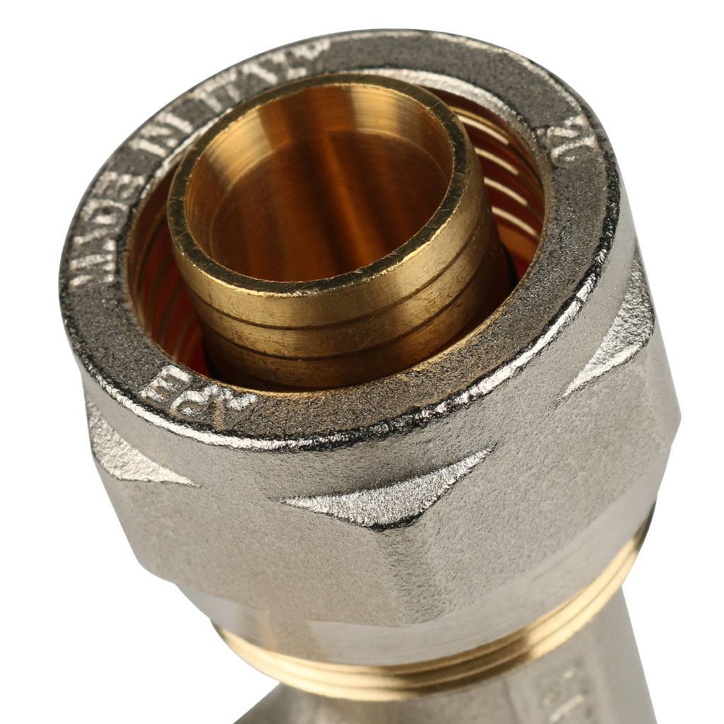 *SFS-0011-003426 STOUT Тройник-переходник с наружной резьбой 3/4 х26 для металлопластиковых труб винтовой, SFS-0011-003426