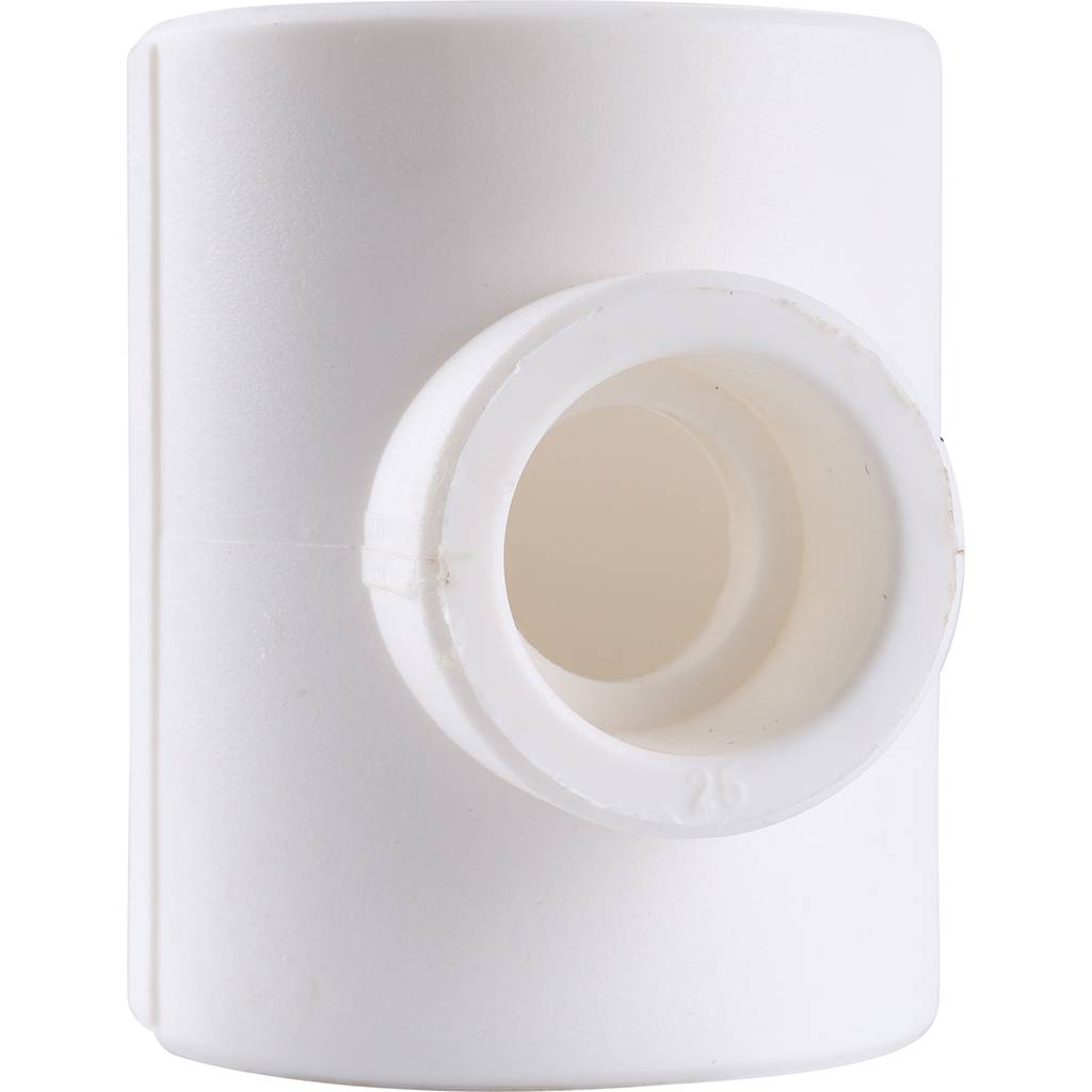 Тройник переходной Kalde 40х25х40 для полипропиленовых труб под сварку (цвет белый), 3212-tio-402540