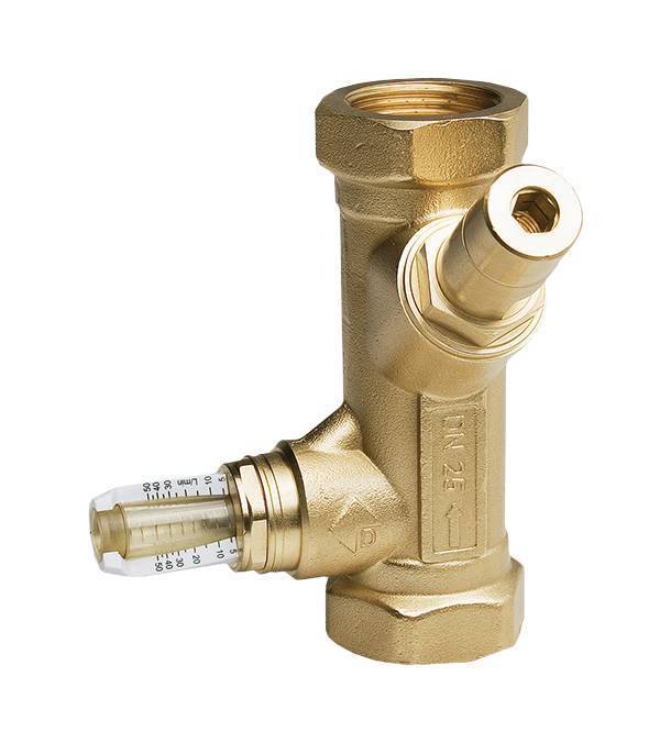 Вентиль балансировочный Watts BP SRV-IG40 с расходомером и функцией Memostop, 10010160