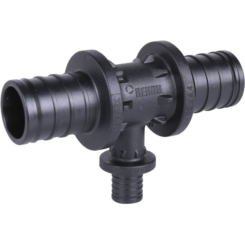 Тройник РЕХАУ RAUTITAN с уменьшенным боковым проходом 32-16-32 PX, 11600641001