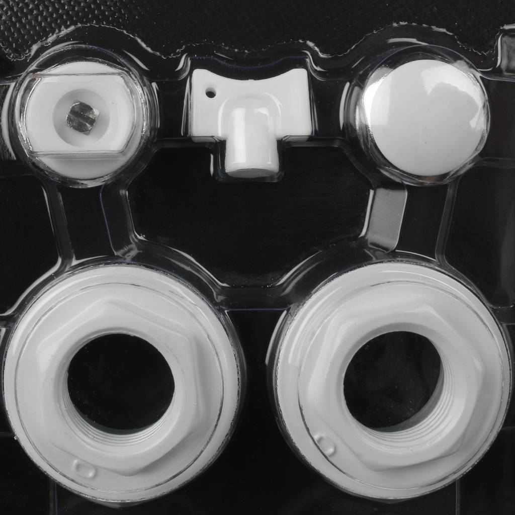 Монтажный комплект c двумя кронштейнами ROMMER 1/2 11 в 1 (RAL9016), 89575