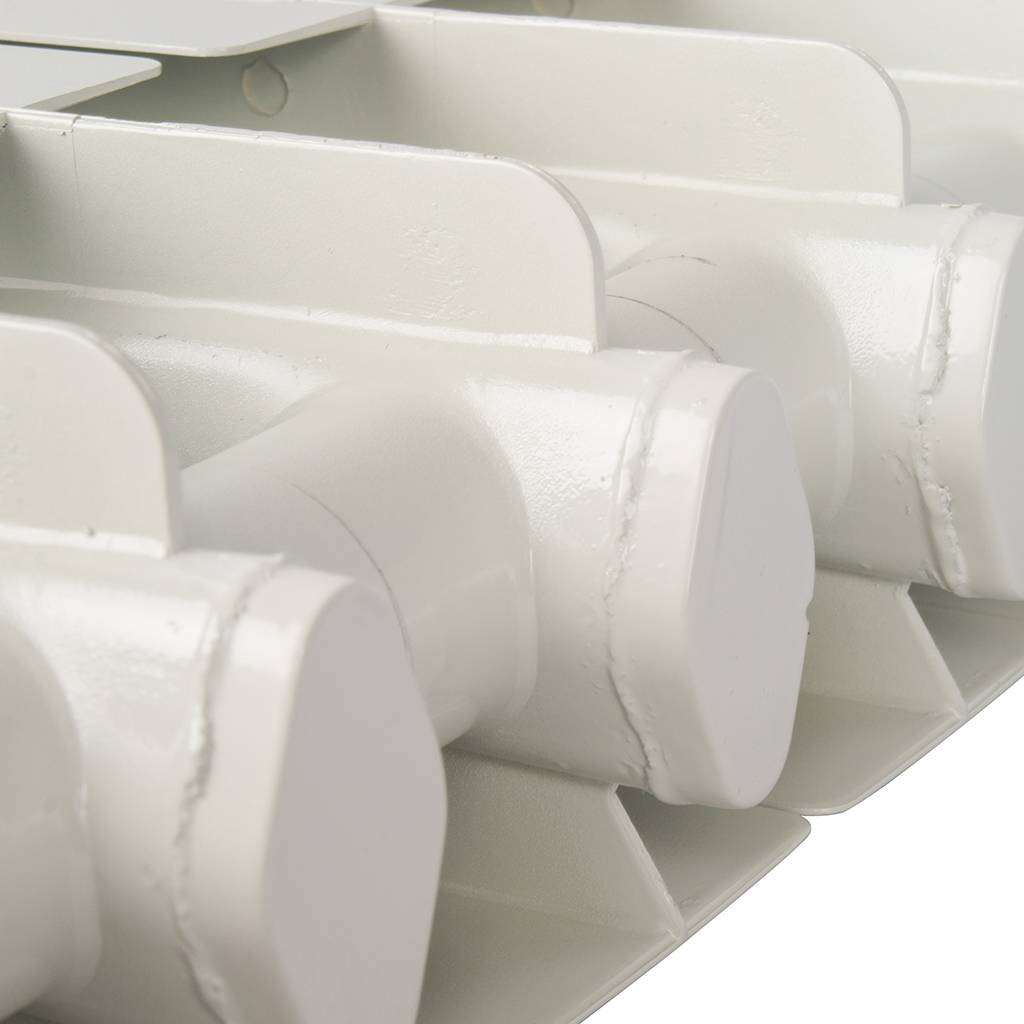 Радиатор алюминиевый Global VOX- R 350 6 секций боковое подключение (белый RAL 9010), VX03501006