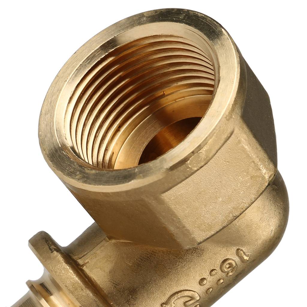 Угольник-переходник STOUT с внутренней резьбой 32xG 1 для труб из сшитого полиэтилена аксиальный, SFA-0006-003210