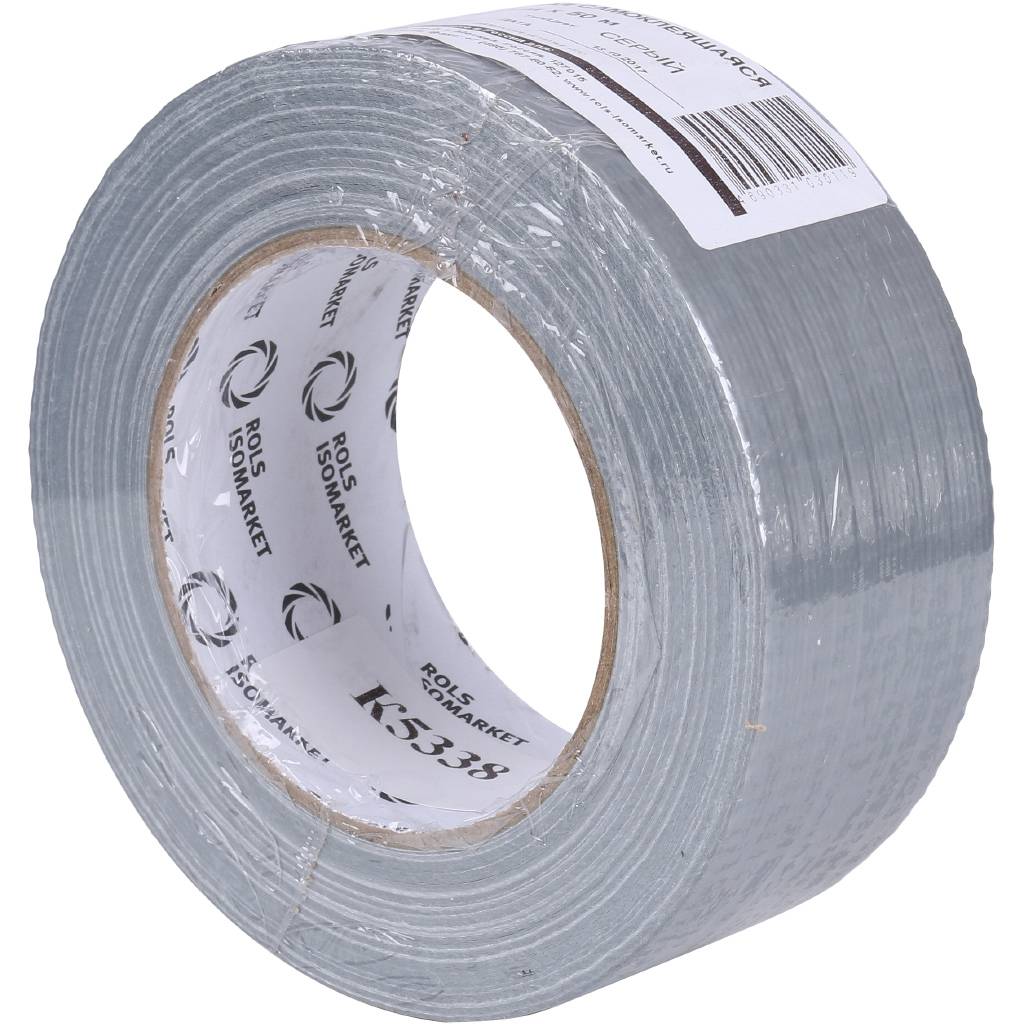 Лента армированная самоклеящаяся Энергофлекс ENERGOPRO 48мм х 50м, серая (Италия) (в упаковке 24 шт.), EPRL04850ARSKGR