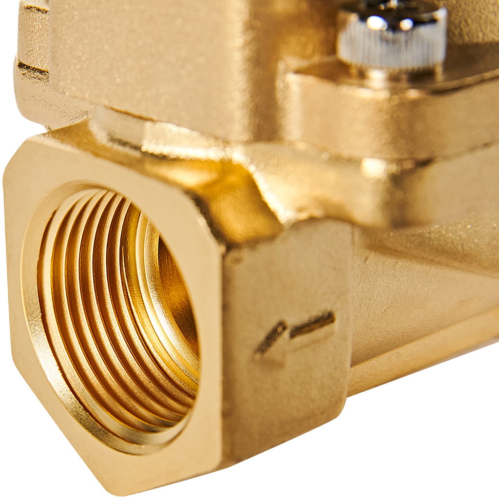 Клапан соленоидный (электромагнитный) STOUT непрямого (пилотного) действия НЗ 220В G3/4 SSV-0030-220020