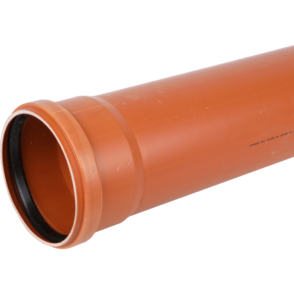 Труба для наружной канализации Sinikon НПВХ D110x3,2 SN4 (Длина: 1000 мм), 20015.R