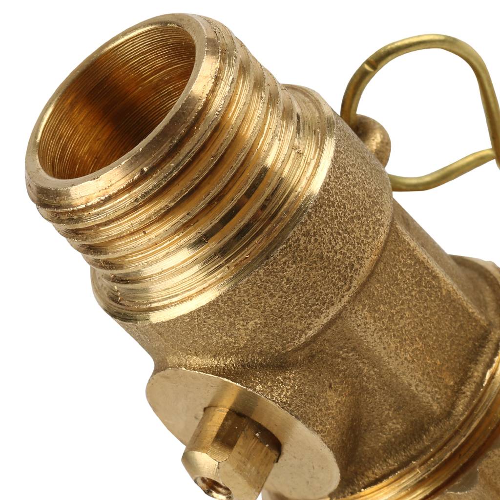 Кран латунный Itap 139 1/2 со штуцером и заглушкой, 40909