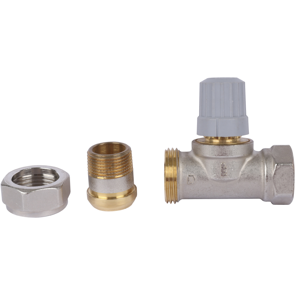 Клапан прямой Danfoss RA-G для однотр. насосной и двухтр.систем отопления Д 20 мм, 013G1677(013G7026)