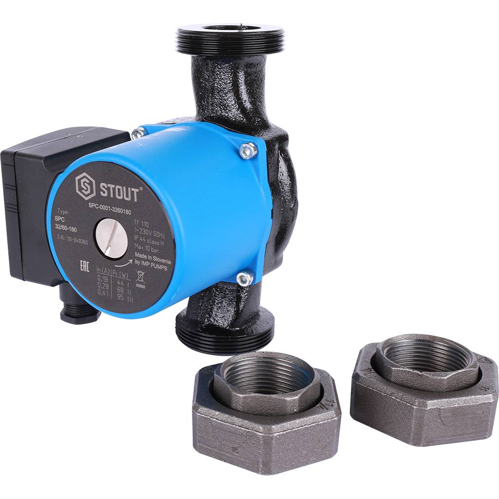 Насос циркуляционный STOUT 32/60-180, SPC-0001-3260180