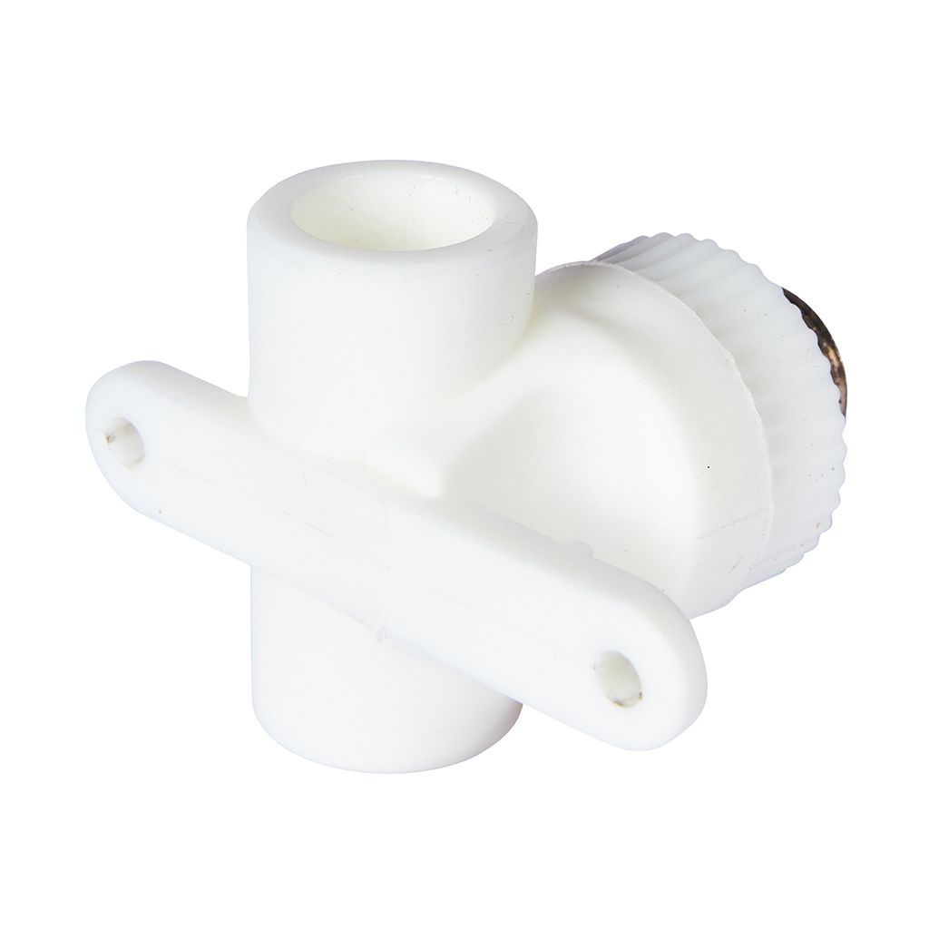 Уголок байпасный Pro Aqua d=20-1/2 PP-R для смесителя НР Белый, PA13812