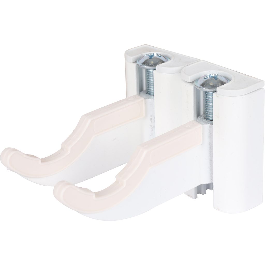 Комплект настенных регулируемых кронштейнов для радиаторов STOUT (2 шт.) RAL 9016, SKU-0320-000080