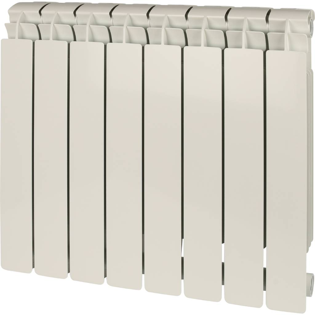 Радиатор алюминиевый Global VOX EXTRA 500 8 секций боковое подключение (белый RAL 9010), 83545