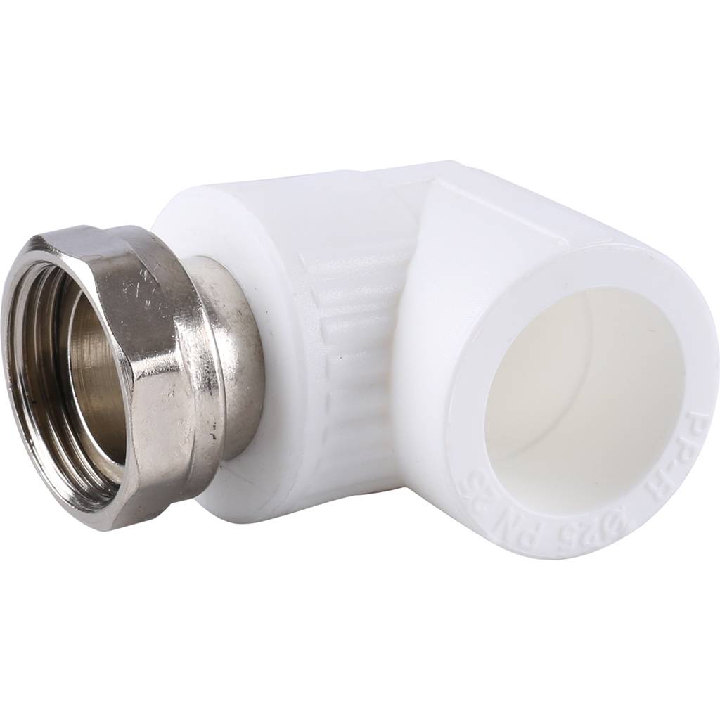 Угольник Kalde для полипропиленовых труб 25х3/4 , американка, 3222-tue-250c00