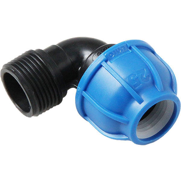 Отвод Pro Aqua ПНД UNIO D 63x1 1/4 с наружной резьбой, 82063000000M114