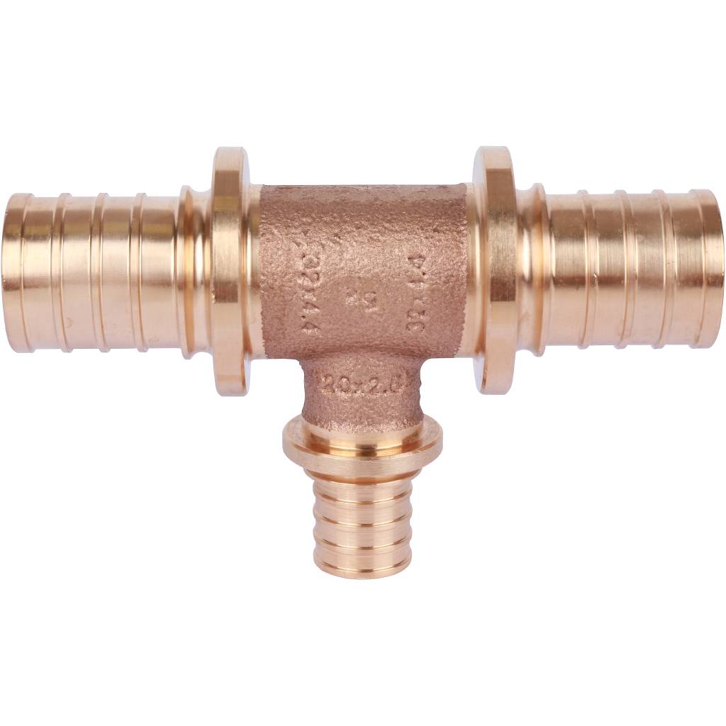 Тройник РЕХАУ RAUTITAN PLATINUM с уменьшенным боковым проходом 32-20-32 RX для труб из сшитого полиэтилена аксиальный