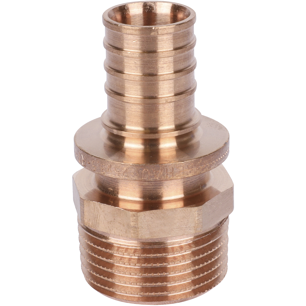 Переходник РЕХАУ RAUTITAN с наружной резьбой 25-R 1 RX+ для труб из сшит полиэтил аксиальный