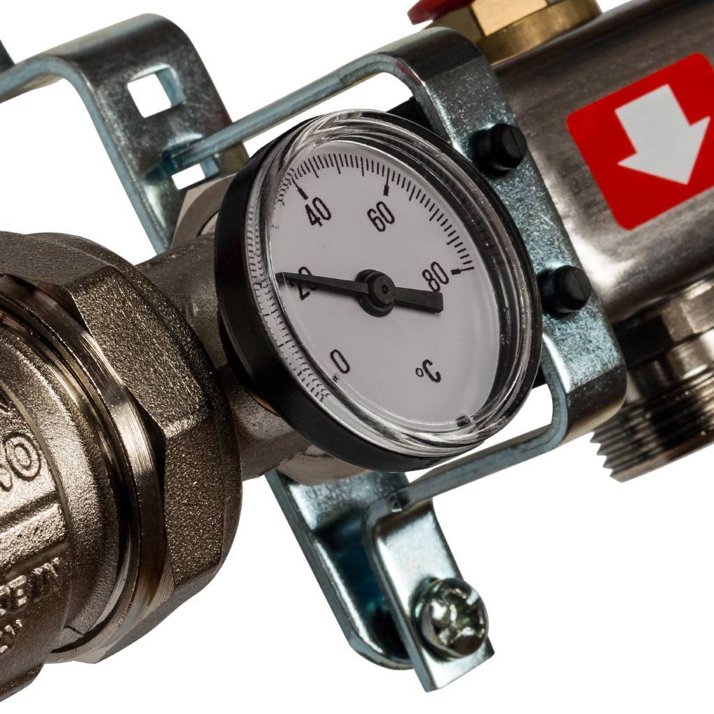 Коллектор из нержавеющей стали в сборе без расходомеров STOUT 6 выходов, SMS 0912 000006